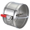 PATIKIL HVAC Duct Manual Volume Backdraft Damper, 12 Inch, Airflow