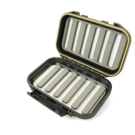 Fly FISHING FLY Box Waterproof Click Shut BLACK