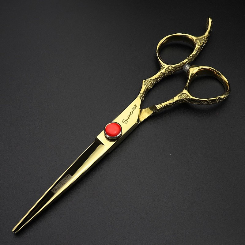 Golden Professional Hairdressing Scissors 6 Inch 7 Inch Hairdressing Scissors