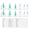 12pcs Vacuum Suction Cupping Cup Acupuncture Therapy Massage Cupping Set