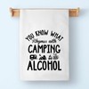 PLITI Camping Kitchen Towel Camping Lover Gift You Know What