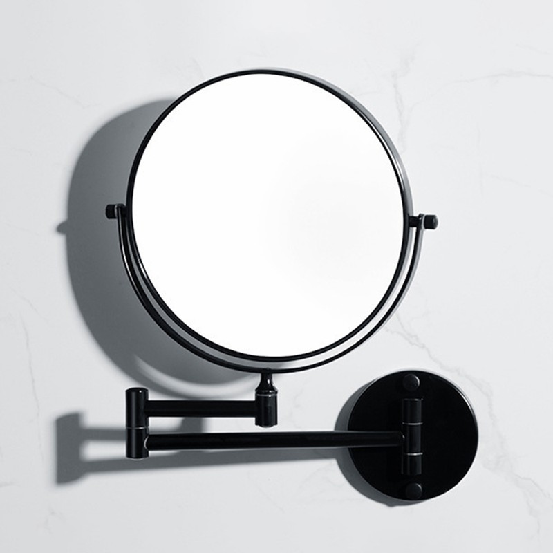 Wall Mounted Makeup Mirror 3X Magnification 360 Degrees Swivel Extendable