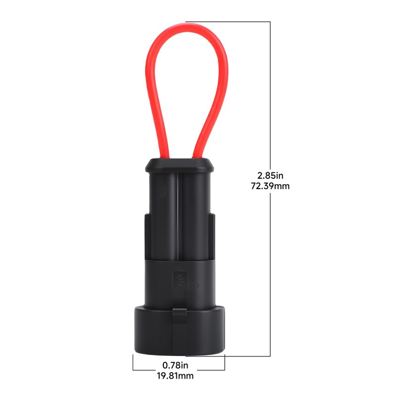 (2PCS) Tractor Seat Safety Switch Bypass Plug Compatible with Kioti/Bobcat
