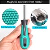1/4 Hex Screwdriver Bit Holder Handle 2PCS, SKZIRI Hex Screwdriver