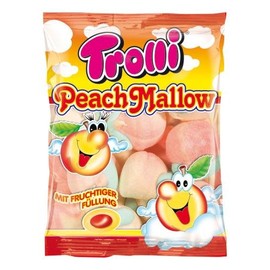 Trolli Peach Mallow Filled Pack of 4 (4 x 150 g)
