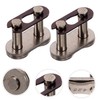 Gatuida 10pcs Motorcycle Chain Connector Link Durable Joint Buckle for