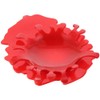 couponhub Spoon Rest Holder Silicone Ketchup Shape Holders Splash Spoon