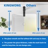 18 Inch White Rectangle Vessel Sink for Bathrooms 18.3" x