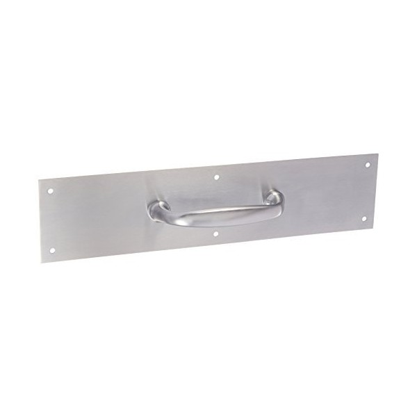 Deltana PPH55U26D Push Plate w/ Handle 3-1/2"x 15 " -