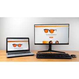 NOBLUE - Blue Light Filter for Laptop, PC Screen 15.6" 16:9 - Anti Blue Light Screen Filter - for Eye Protection during Computer Work - Without Impairment of Image Quality - 345x194mm