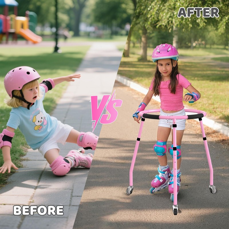 Roller Skate Trainer for Kids - Folding Adjustable Height (27"-33")