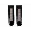 ARBO-INOX Stiefelclip Reitstiefel Accessoires Leder mit Strass-Ornamenten schwarz oder braun
