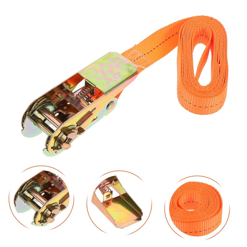 Alipis Heavy Duty Ratchet Straps for Motorcycle Car Tie Down
