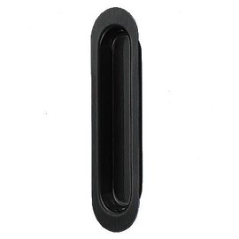 Polar Bear Plain Door Pull 4.7 inches (120 mm) Black ST-18