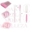 100 Microbrush+50 Lip Brush+50cepillos Para Pestañas Glitter El Color Se