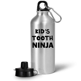 Kids Tooth Ninja Water Bottle Tumbler 20oz Drinkware - Gifts for Pediatric Dentist Kids Dental Oral Health Specialist Graduate Student Children Clinic Funny Cute Gag Appreciation Idea