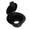 Fuel Filler Cap Matte Black 68250120AA Gas Door Cap Replacement