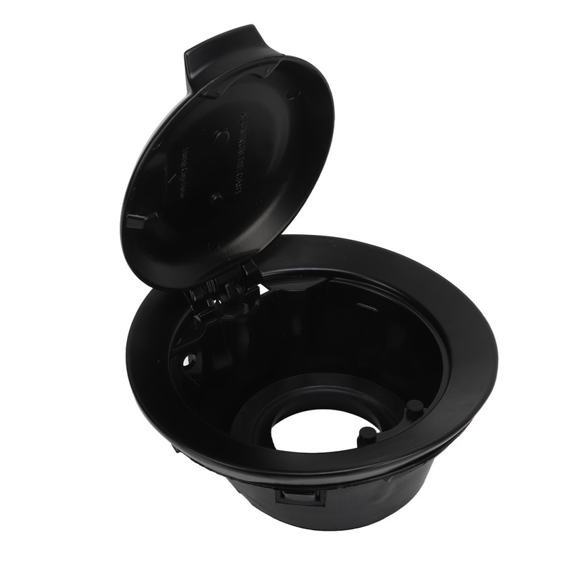 Fuel Filler Cap Matte Black 68250120AA Gas Door Cap Replacement