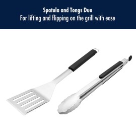 HENCKELS BBQ 2-pc Stainless Steel Grill Tool Set