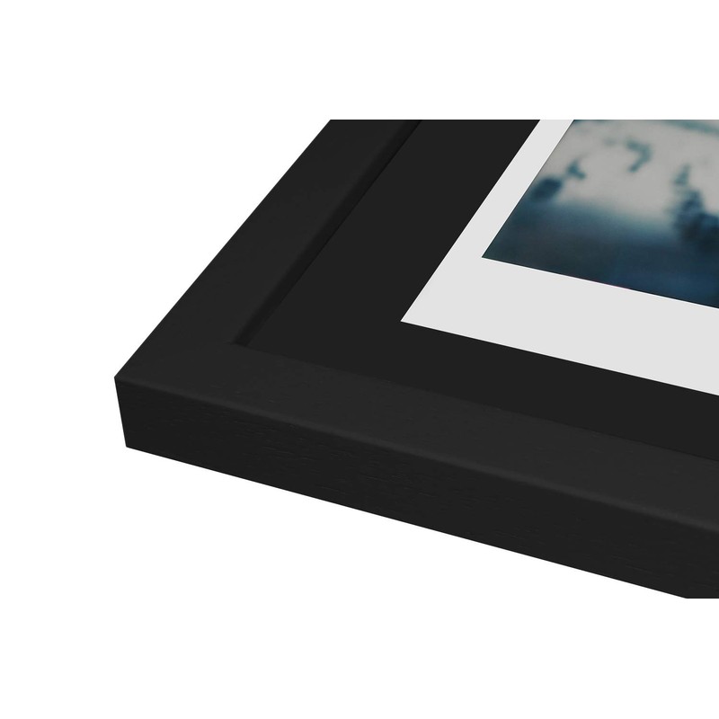 WANDStyle Frame for Polaroid Pictures Series H950 Black Grained Normal