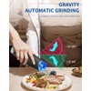 CIRCLE JOY Gravity Electric Pepper Grinder Salt Grinder Pepper Griner