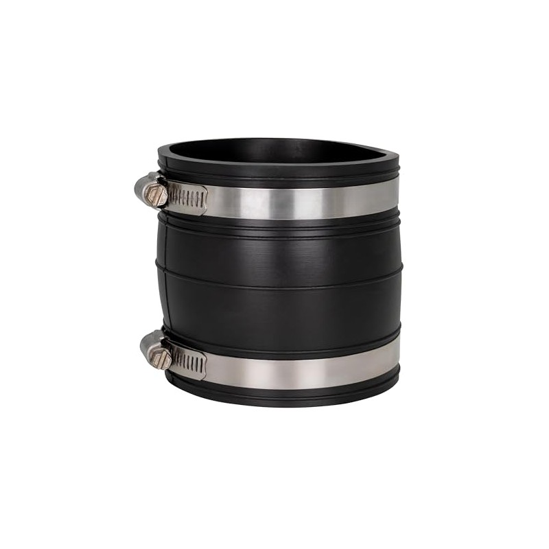 Fernco P1060-33 Flexible PVC Coupling For 3" Plastic Socket to