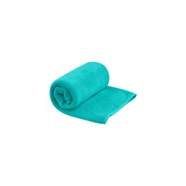 Sea to Summit - Tek Microfibre Towel S - Hand Towel - Soft Terrycloth Feel - Super Absorbent & Quick Dry - Hang Loop & Case - For Camping, Boating & Gym - 40 x 80cm - Baltic Blue - 120g