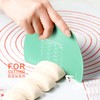 Teenitor 2 Pieces Dough Scraper, Plastic Dough Cutter, Bread Scraper
