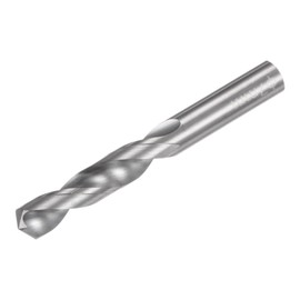 sourcing map Solid Carbide Drill Bit, 7mm (0.276") YG6X/C3 Micro-Grain Tungsten Carbide Short Twist Drill Bits Straight Shank for Drilling Stainless Steel Aluminum Metal Plastic
