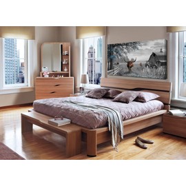 yiijeah Large Wall Art Brown Cow Wall Decor Blue Tree Pictures Farmhouse Wall Decorations for Living Room Rustic Wall Decor for Master Bedroom Wall Decor Above Bed Wall Decor Wall Art 30x60 ​Inches