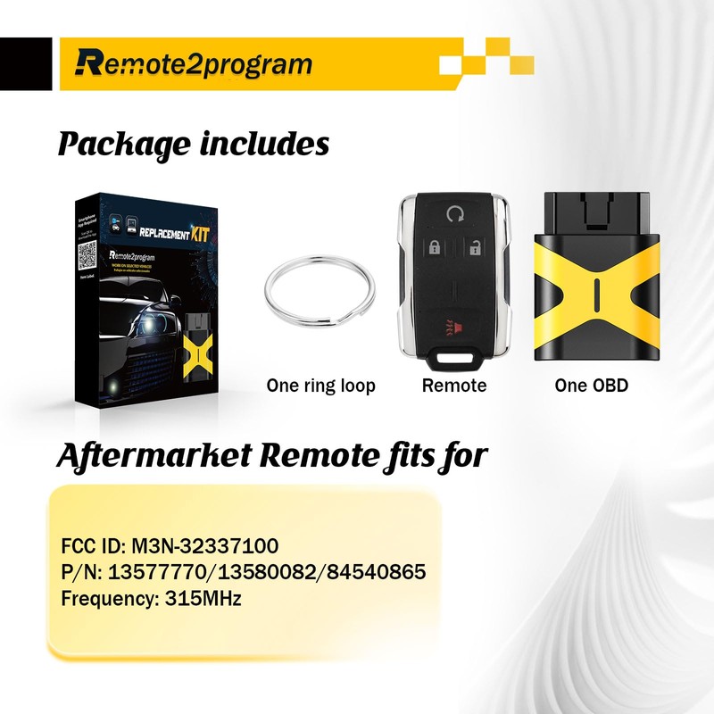 Remote2program Simple Key Self Programmable Car Key Keyless Entry Remote