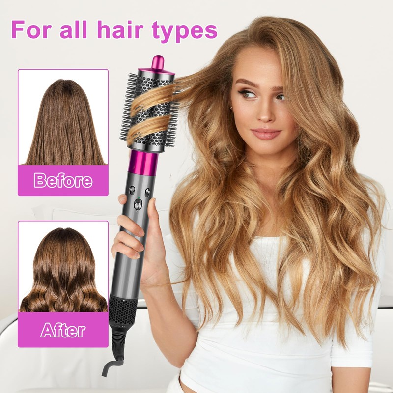 ZEPHBLOW Large Round Volumizing Brush for Dyson Airwrap, Large Round
