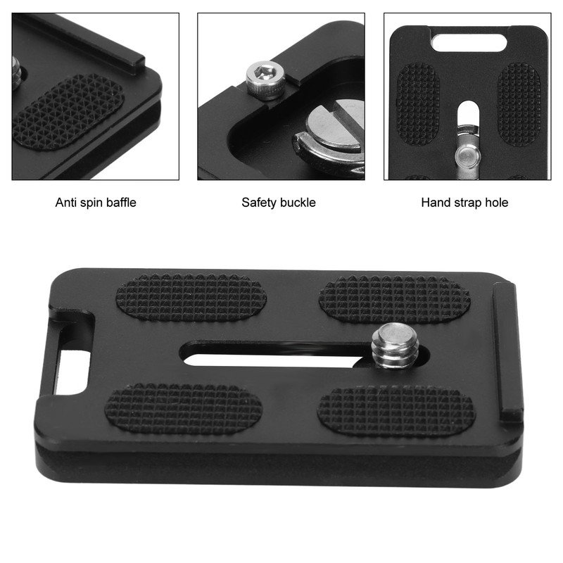 Tripod Quick Release Plate for Arca Swiss Aluminum Alloy 1/4in