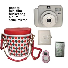 Popoto Instant Camera Take Color Photo In A Minute Mini 11/12 Users Instant Photo Capture for Outdoor, Holiday, and Special Occasions - Color: Purple