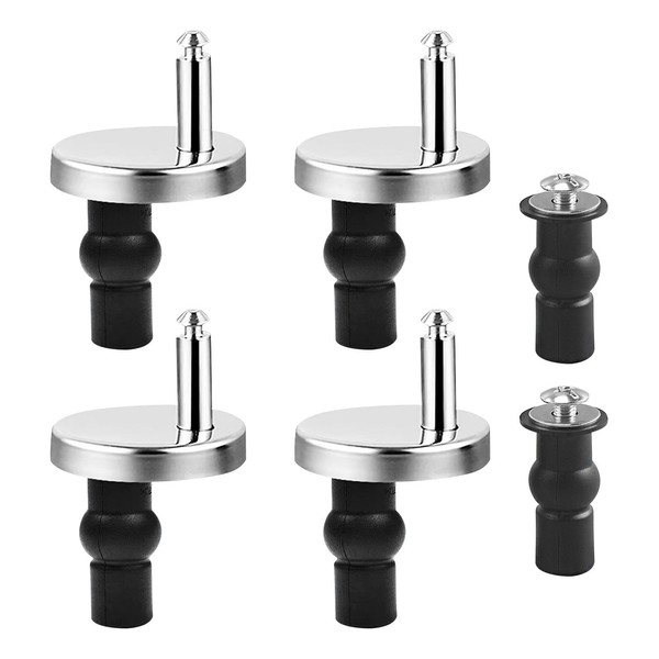 Parthan 4 Pcs Toilet Seat Fixings Kit, Toilet Seat Hinges