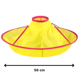 GUSTO Haircut Bib for Kids Umbrella Design Hairdresser Cape with Comb Set (Color 6)