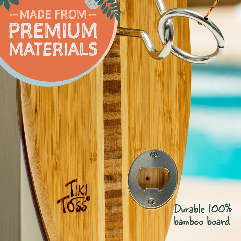 Ring Toss Game for Adults – 13 Inch Surfboard Edition