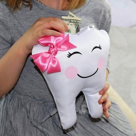 Lillian Rose Tooth Fairy Pocket Pillow, Pink (24TF415 P)