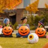 4 Pcs Summer Halloween Pool Decorations Funny Inflatable Floats 16"