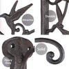 2PCS Plant Hangers Outdoor Plant Hooks for Wall/Fence, Hummingbird Hanging