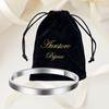 Aurstore® 316L Stainless Steel Slim Bangle Bracelet with Inspirational Phrases.