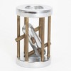 Bits and Pieces Metal Brain Teaser Puzzle - Torpedo Disentanglement