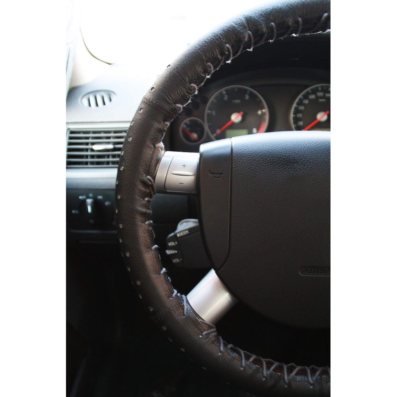 HP-Autozubehör 19782 Genuine Leather Steering Wheel Cover