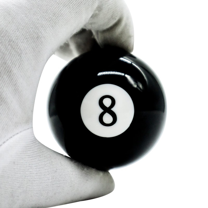 HiSport Black 8 Ball Gear Shift Knob, Round Shifter Knobs