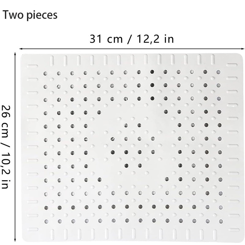 Sink Liner, Sink Mat, Pack of 2 Sink Liners, Grey,