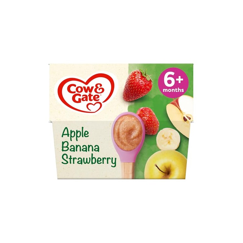 Cow & Gate Apple Strawberry & Banana Baby Food Fruit