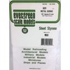 Evergreen 70EG4529 Scale Model Plastic Sheet, Metal Siding, Thickness: 0.04
