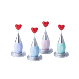 [Memorial (Cremains Hair) Capsule Kyandihausu] Bone Space Diameter 0.33 x Height 0.4 inches (8.5 mm) x Height 0.4 inches (10 mm), Ultra Mini Urn, Hand Memorial Urn, Divine Bone, Heart, Buddhist Tool,
