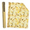 ERKOON Beeswax Cloth Roll Reusable Cling Film for Food, Natural