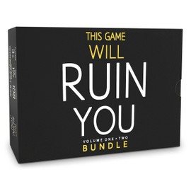 This Game Will Ruin You Bundle - Card Games for Adults & Bachelorette Parties - Party Games for College Students & Fun Adult Game Night Ideas - Board Games for Groups & Couples or 21st Birthday Gift